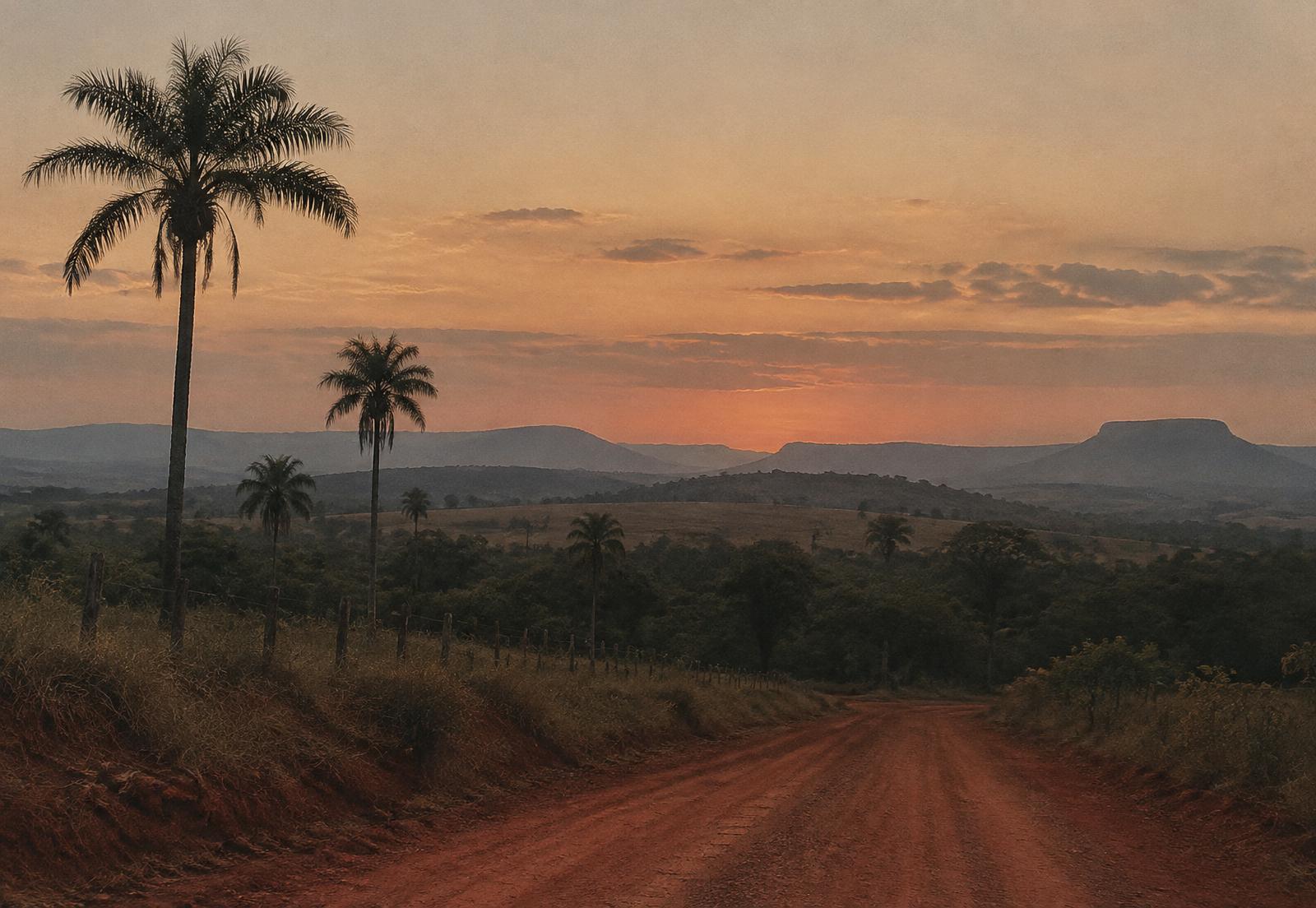 Landscape near the region where the pieces are made